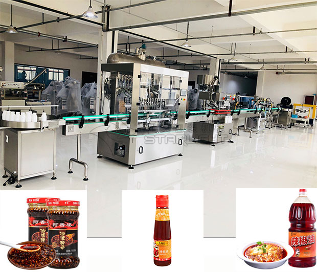星火油辣子灌裝流水線設(shè)備
