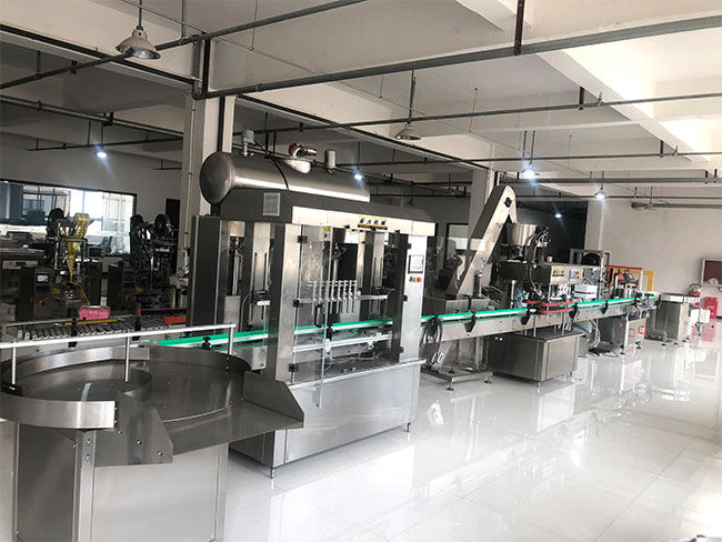 星火全套桃汁灌裝流水線設備展示