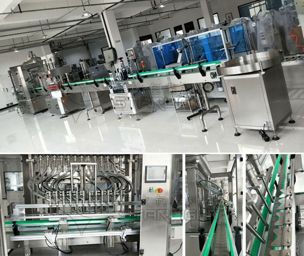 星火油料自動灌裝流水線展示