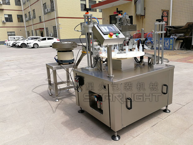 星火植物營養(yǎng)液灌裝流水線設(shè)備展示