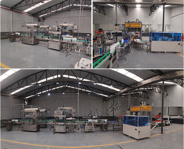 星火全自動油辣子灌裝流水線展示