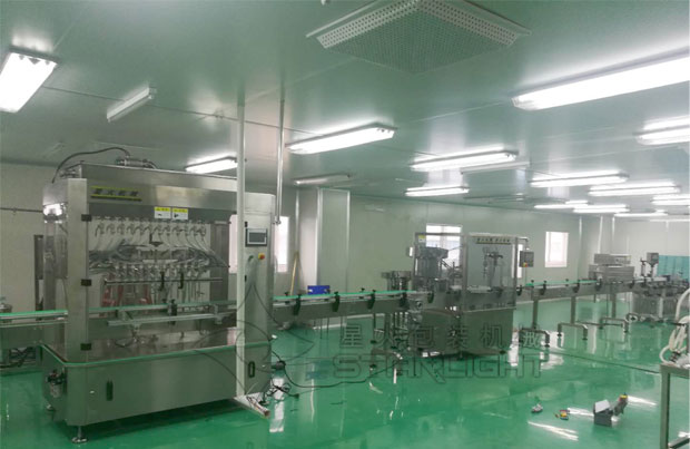 星火獸藥自動化流水線展示