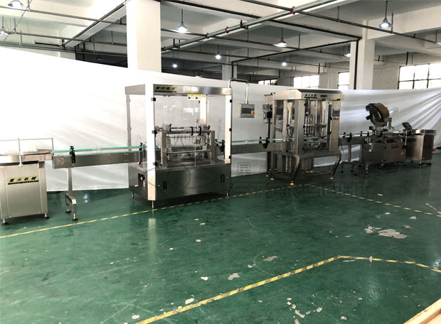 星火自動(dòng)化花生醬灌裝流水線展示