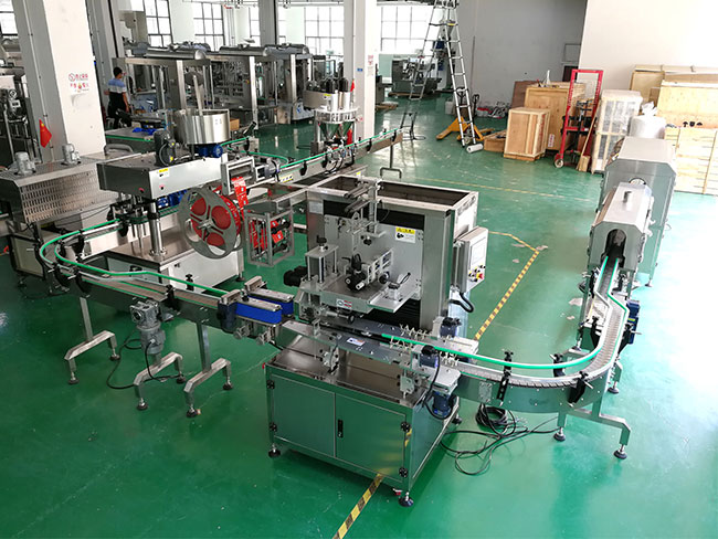 瓶裝孜然粉灌裝流水線展示