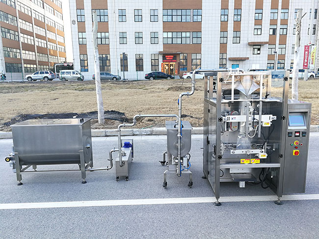 全自動火鍋底料包裝生產線展示