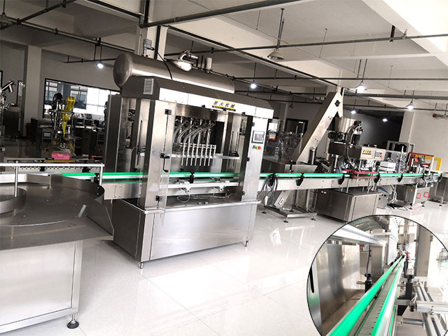 液體膏體全自動灌裝流水線設備展示