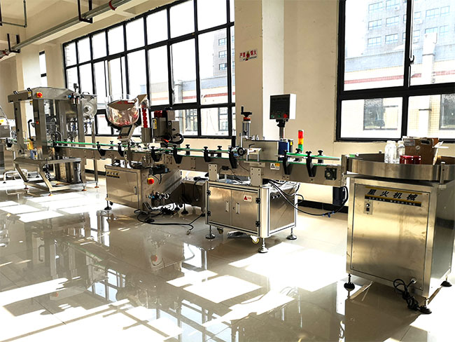 星火自動(dòng)化醬料灌裝流水線設(shè)備展示