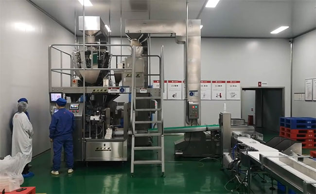 星火全自動包裝生產(chǎn)線設(shè)備案例實拍